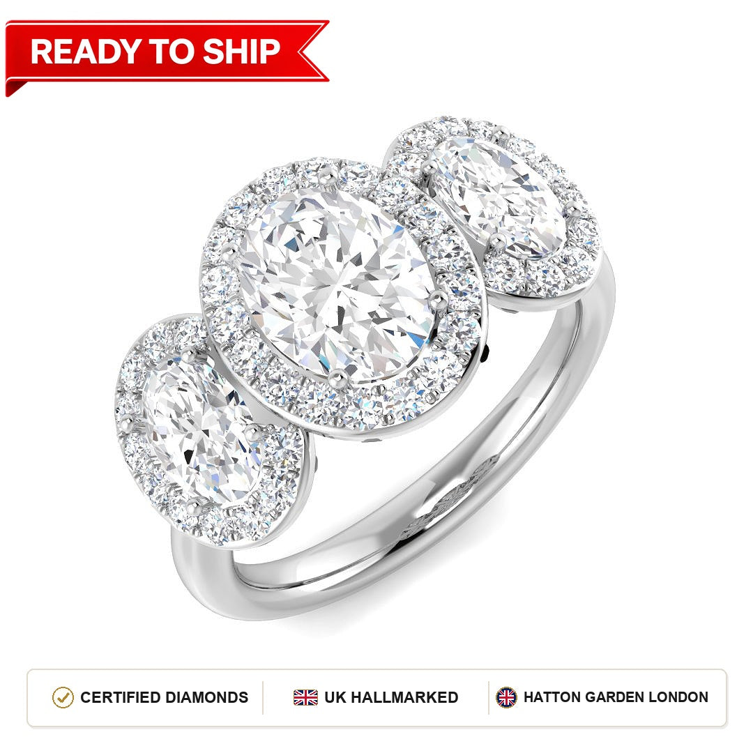 Lab grown diamond earring