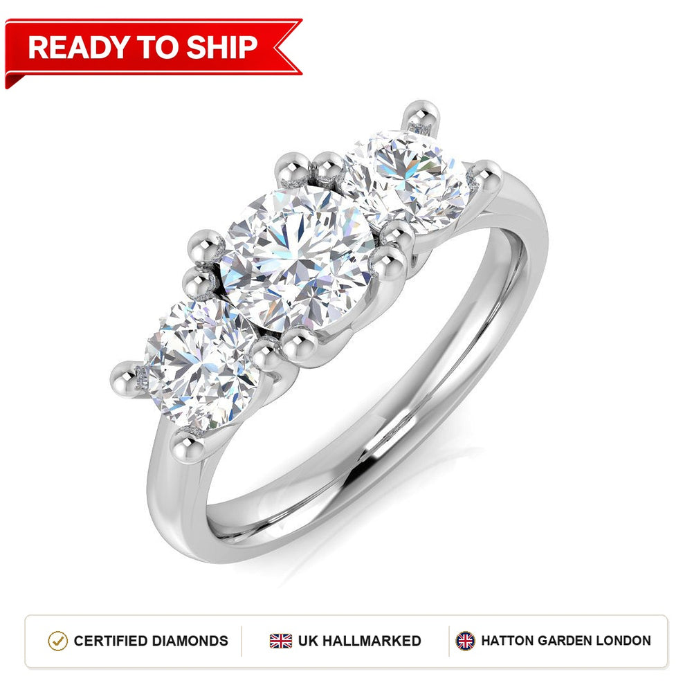 Lab grown diamond earring