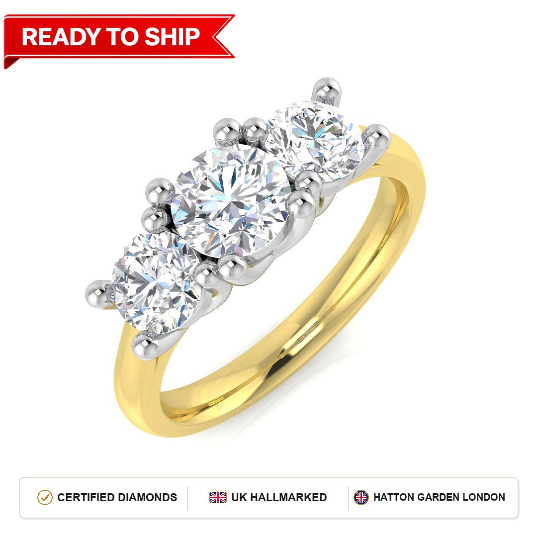 Lab grown diamond earring