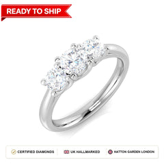 Lab grown diamond earring