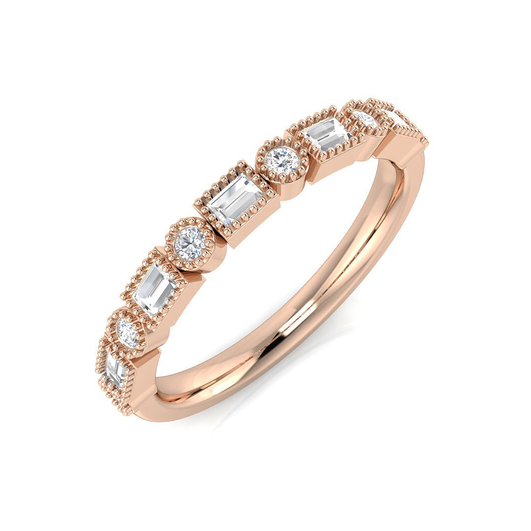 Diamond bunbee Half Eternity Ring | 0.33ct