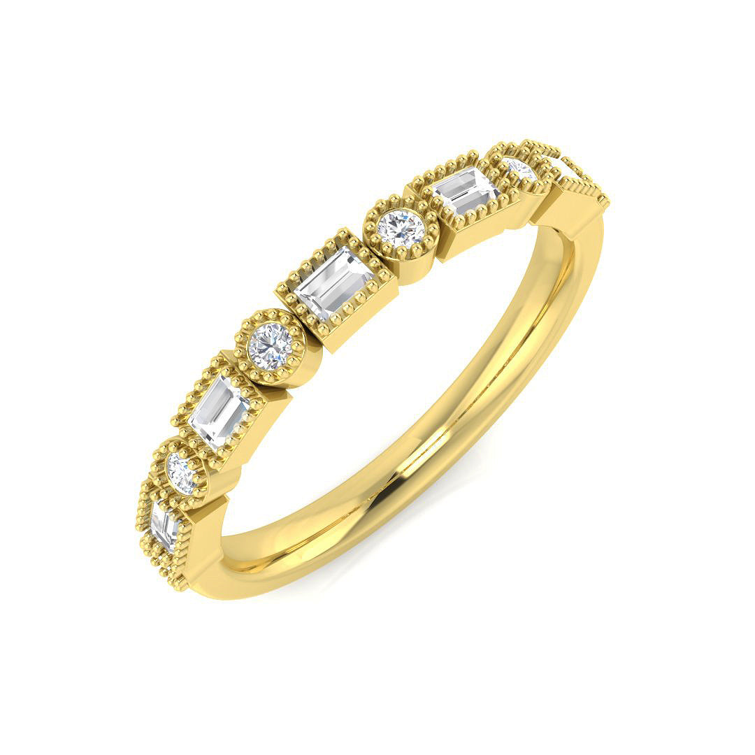 Diamond bunbee Half Eternity Ring | 0.33ct