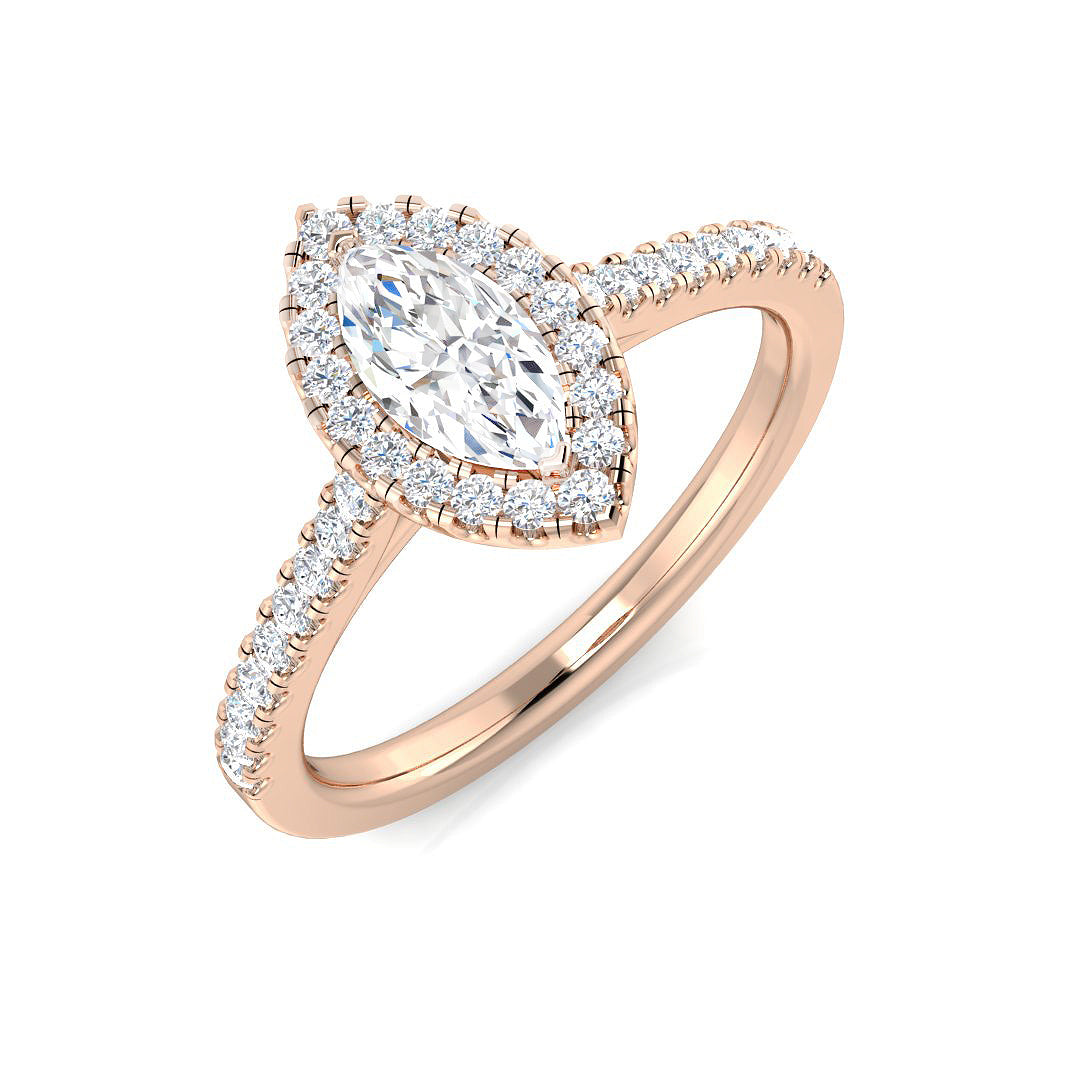 Diamond Brougham Engagement Ring | 0.5ct - 1.5ct