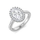 Oval Halo Diamond Ring | 0.25ct - 2.25ct | Lab-Grown & Natural Diamonds