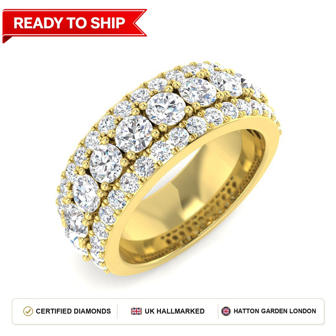 Lab grown diamond earring