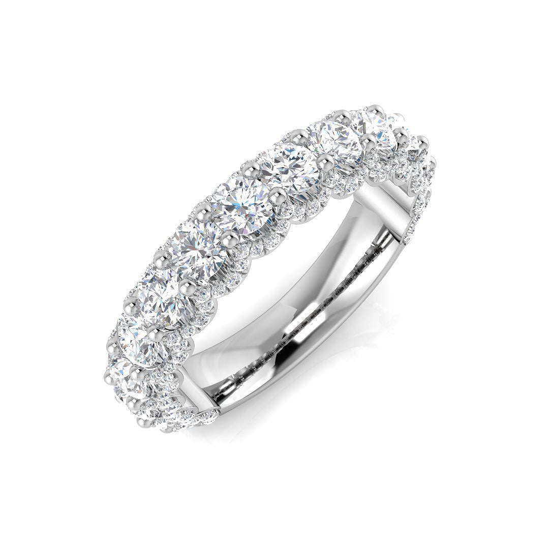 Diamond Half Eternity Ring | 1.5ct - 4ct