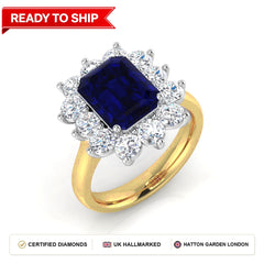 Lab grown diamond earring