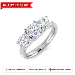 Lab grown diamond earring