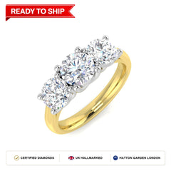 Lab grown diamond earring