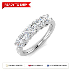 Lab grown diamond earring