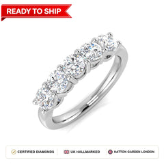 Lab grown diamond earring