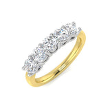 0.95Ct Lab Grown Diamond Ring in 9k Two Tone