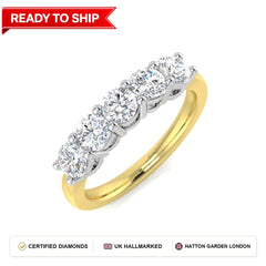 Lab grown diamond earring