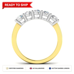 Lab grown diamond earring