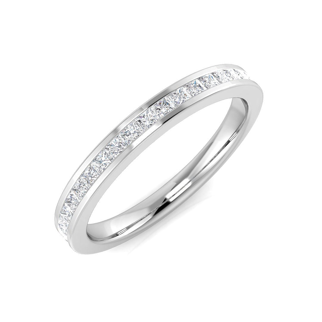 Lab-Grown Diamond Princess Half Eternity Ring | 0.33ct