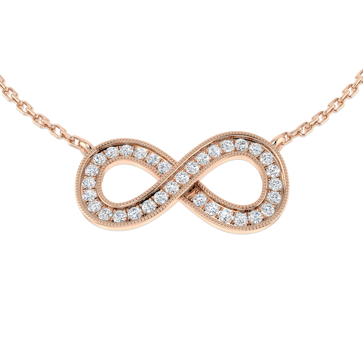 Victor Diamond Necklace 0.2ct to 0.3ct Gold Platinum