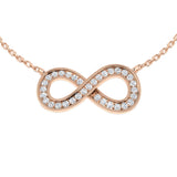 Victor Diamond Necklace 0.2ct to 0.3ct Gold Platinum