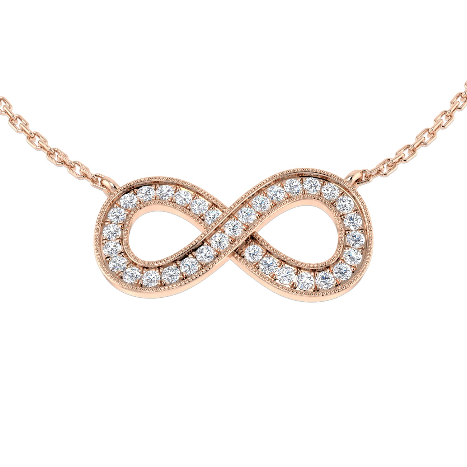 Victor Diamond Necklace 0.2ct to 0.3ct Gold Platinum