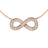 Victor Diamond Necklace 0.2ct to 0.3ct Gold Platinum