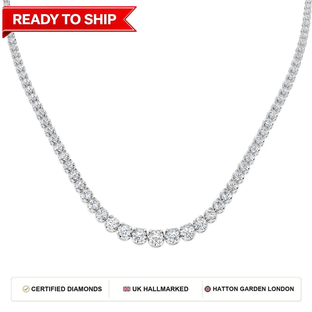Lab grown diamond tennis bracelet