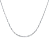 Ancut Tennis Necklace 2.5ct to 29ct Diamond Gold Platinum