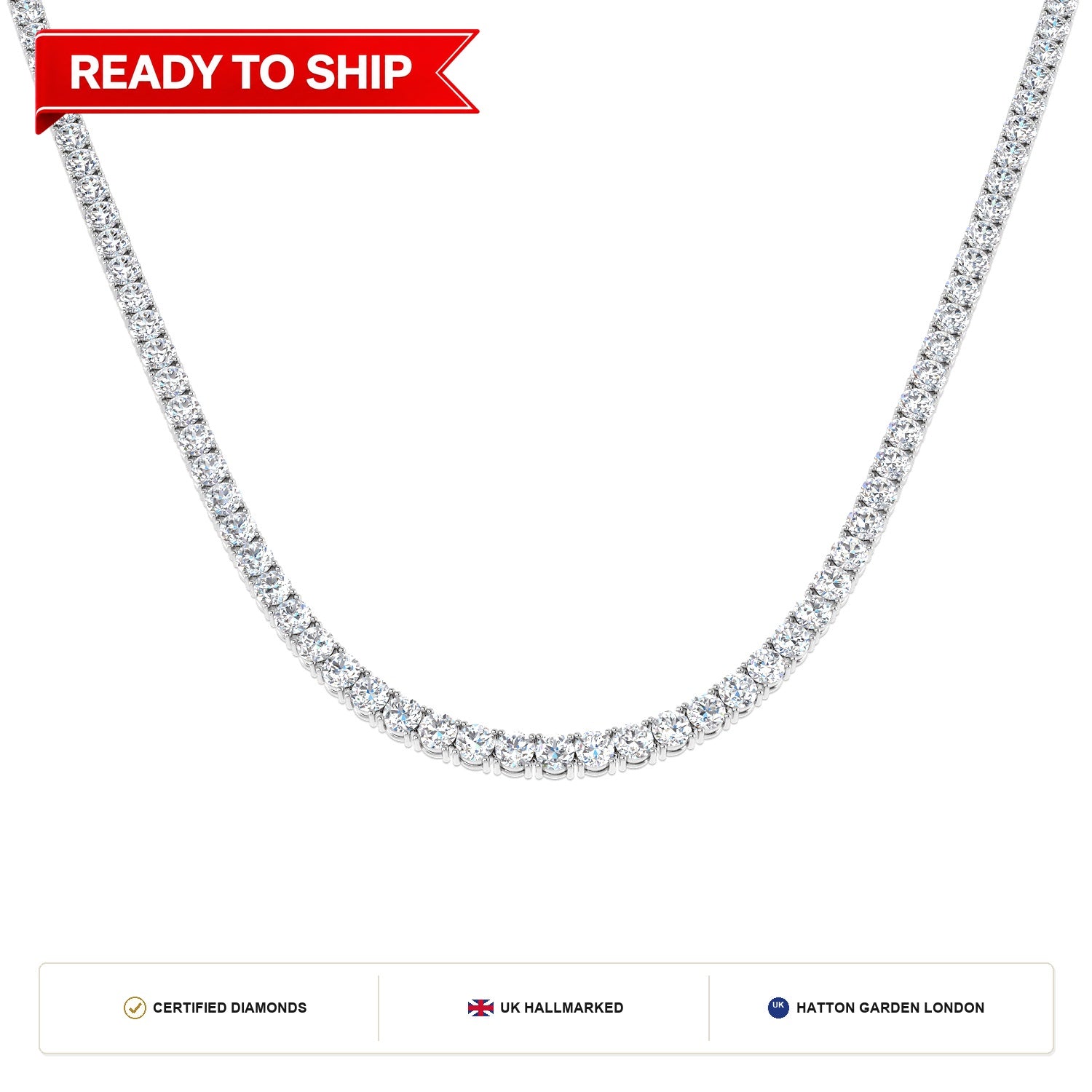 Lab grown diamond tennis bracelet