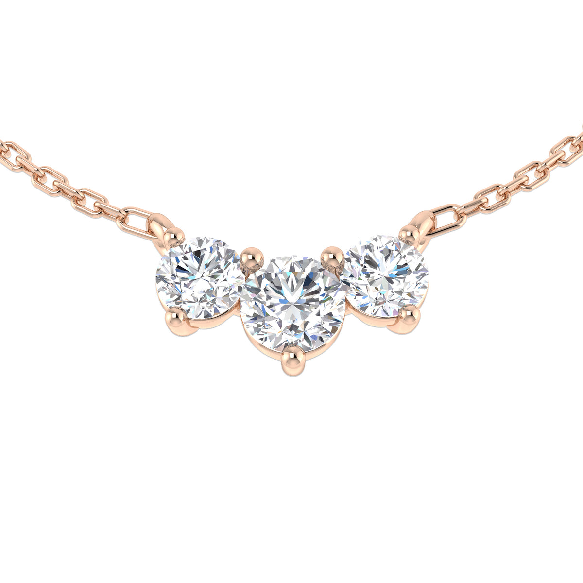 Una Drop Necklace 0.75ct Diamond  Gold Platinum