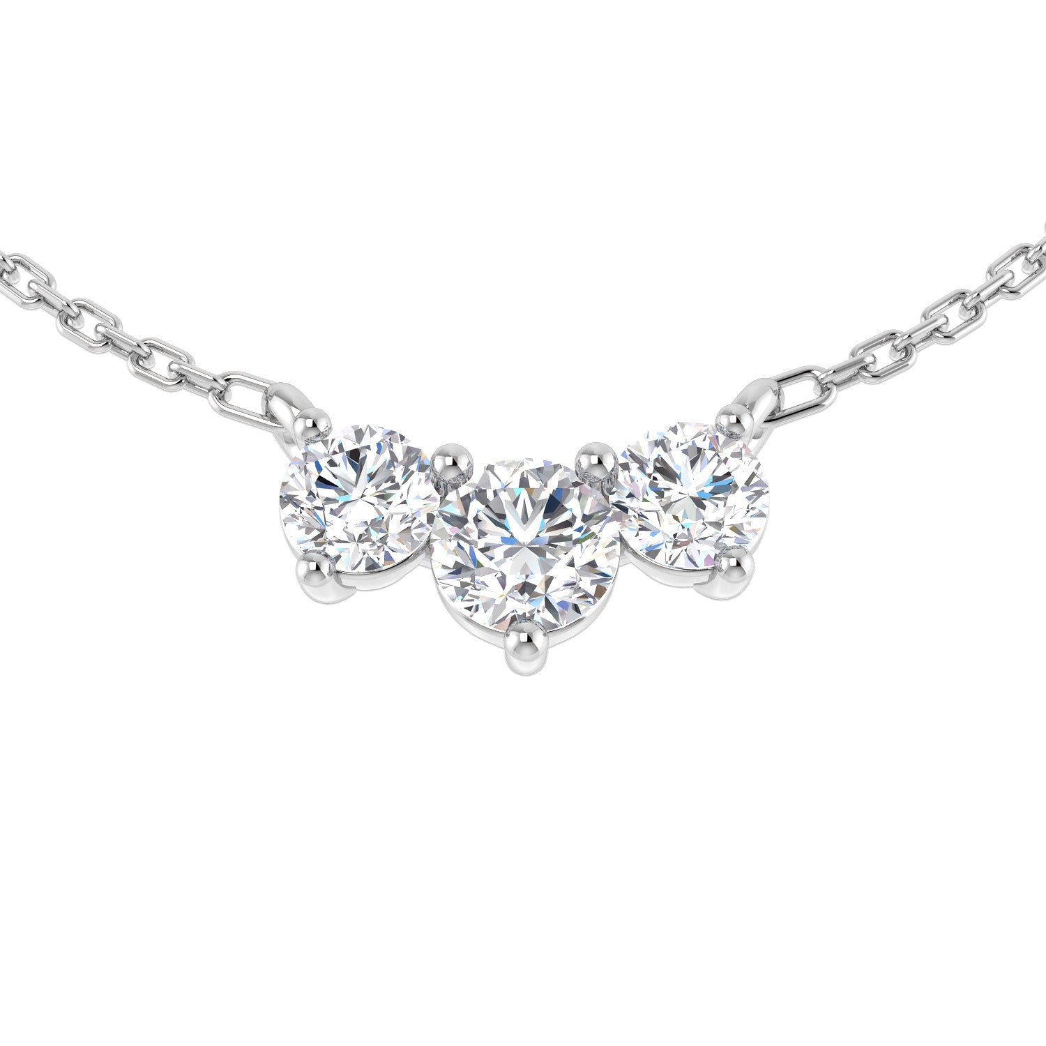 Una Drop Necklace 0.75ct Diamond  Gold Platinum