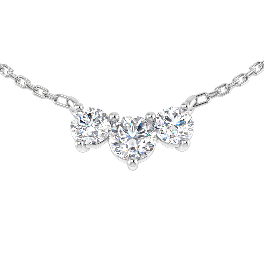 Una Drop Necklace 0.75ct Diamond  Gold Platinum