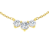 Una Drop Necklace 0.75ct Diamond  Gold Platinum