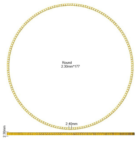 7.9 Carat D-E/VS Lab Grown Diamond Tennis Necklace 9k White Gold Ready To Ship