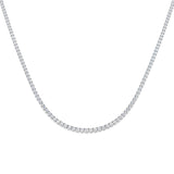 Ancut Tennis Necklace 2.5ct to 29ct Diamond Gold Platinum