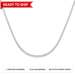 Lab grown diamond tennis bracelet
