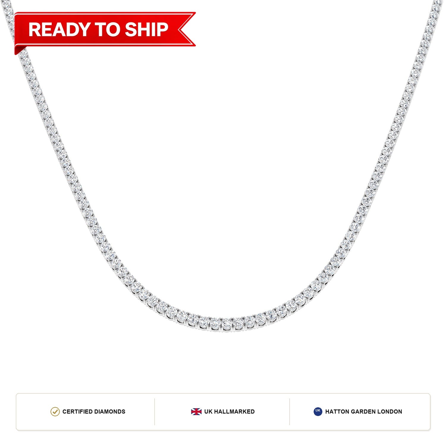 Lab grown diamond tennis bracelet