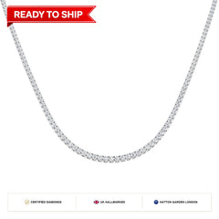 Lab grown diamond tennis bracelet