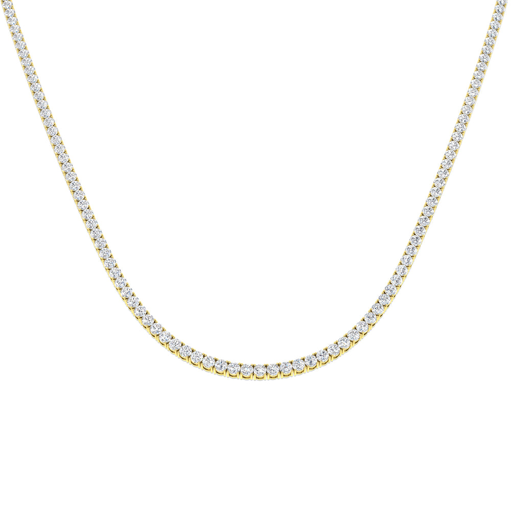 Ancut Tennis Necklace 2.5ct to 29ct Diamond Gold Platinum