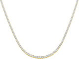 Ancut Tennis Necklace 2.5ct to 29ct Diamond Gold Platinum