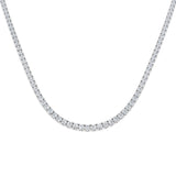 Ancut Tennis Necklace 2.5ct to 29ct Diamond Gold Platinum