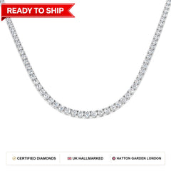 Lab grown diamond tennis bracelet
