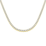 Ancut Tennis Necklace 2.5ct to 29ct Diamond Gold Platinum