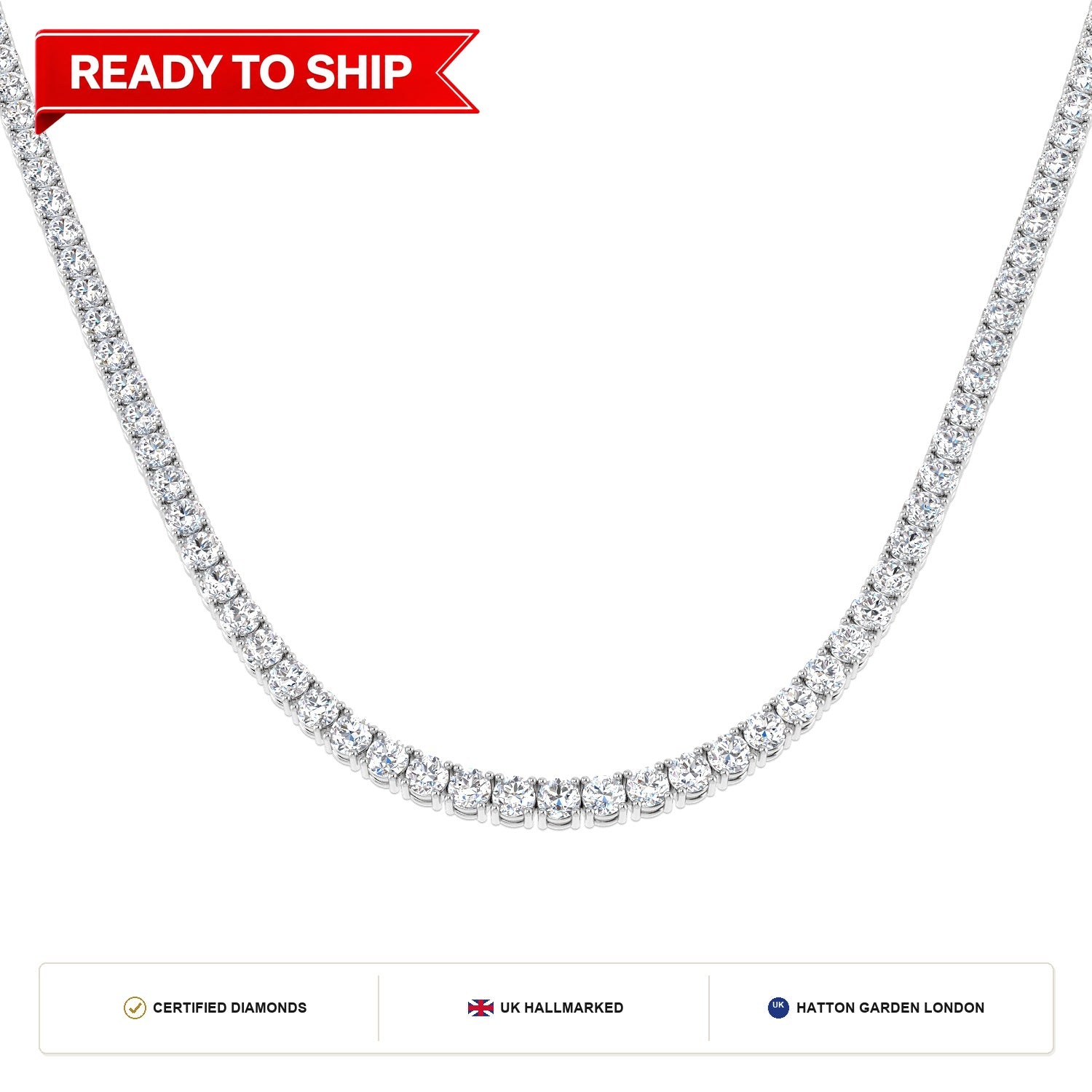 Lab grown diamond tennis bracelet
