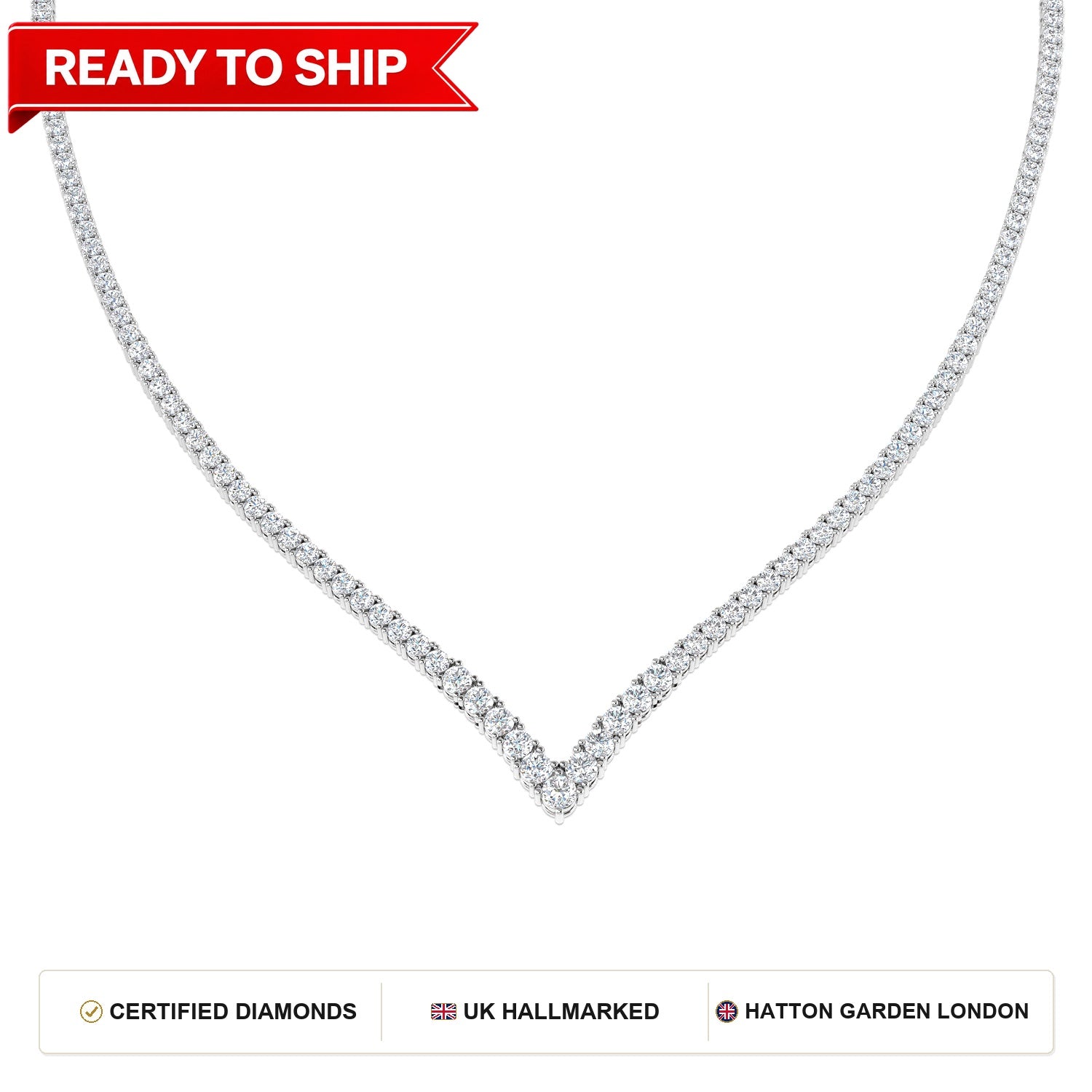 Lab grown diamond tennis bracelet