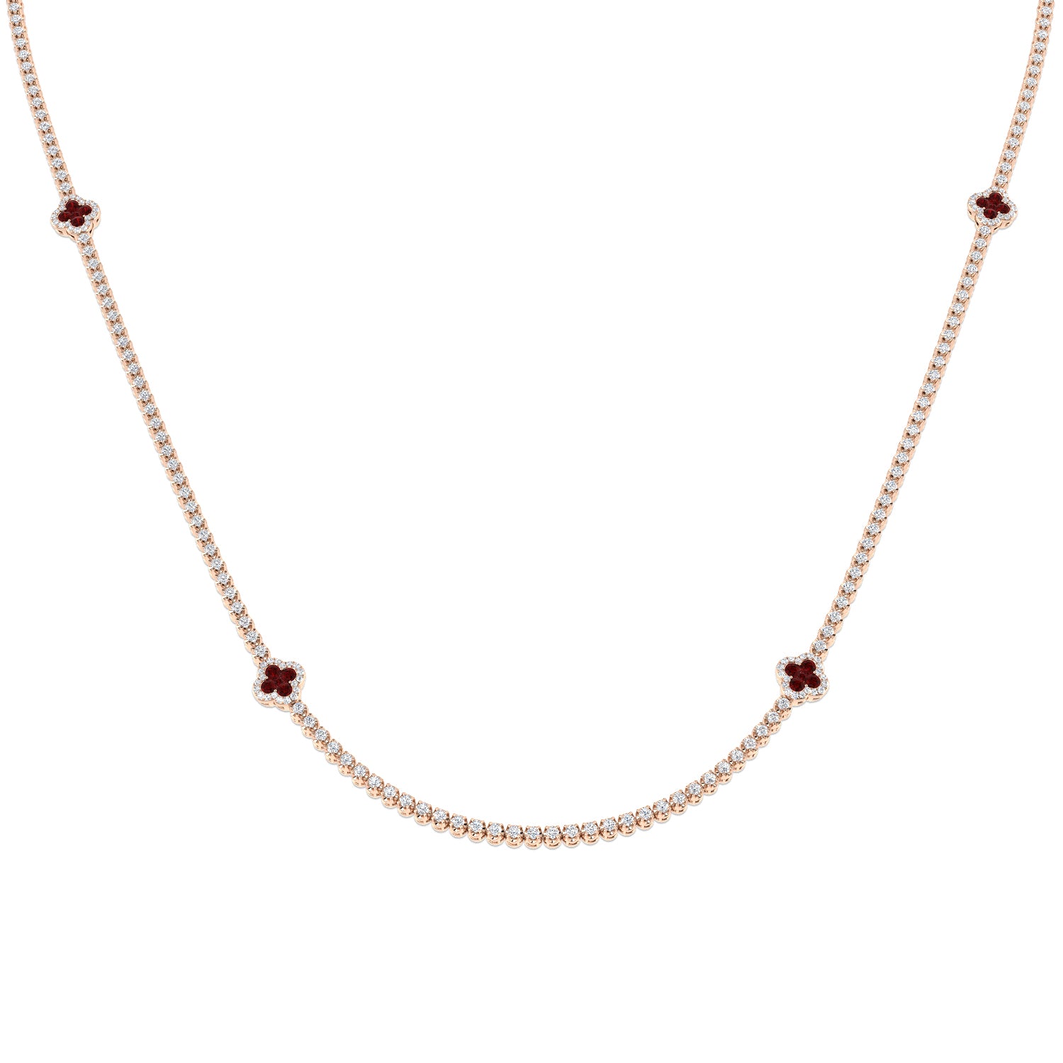 Anion Sapphire Necklace 4ct to 4.5ct Gold Platinum