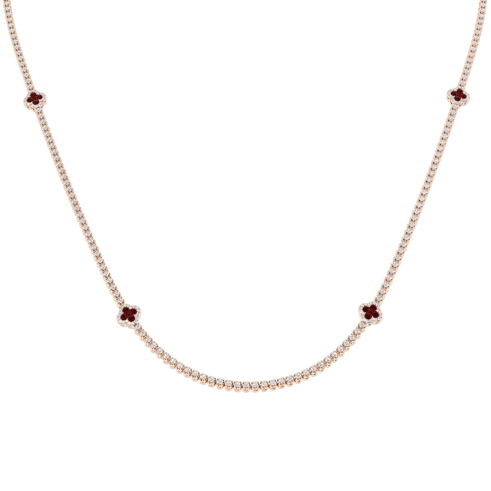 Anion Sapphire Necklace 4ct to 4.5ct Gold Platinum
