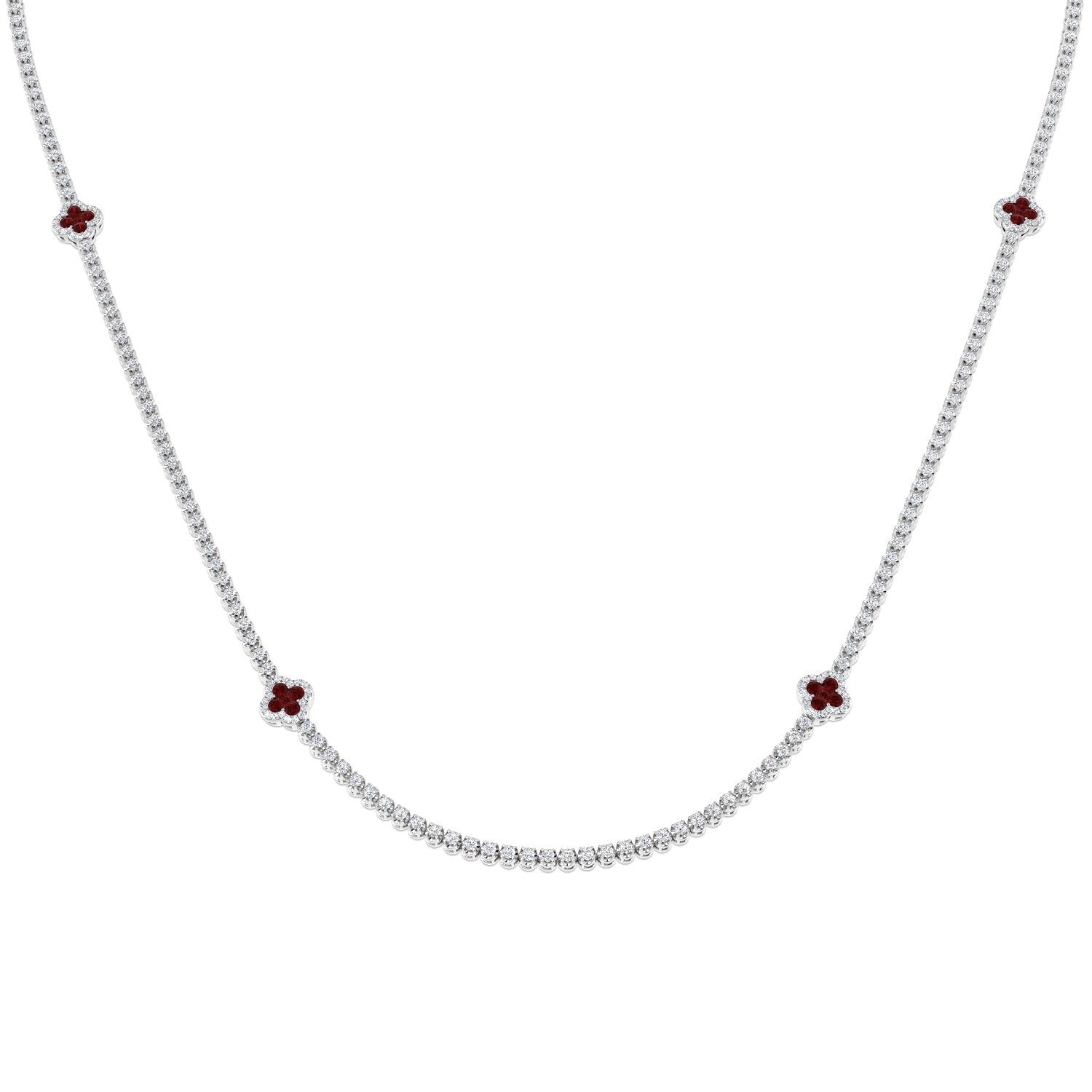 Anion Sapphire Necklace 4ct to 4.5ct Gold Platinum