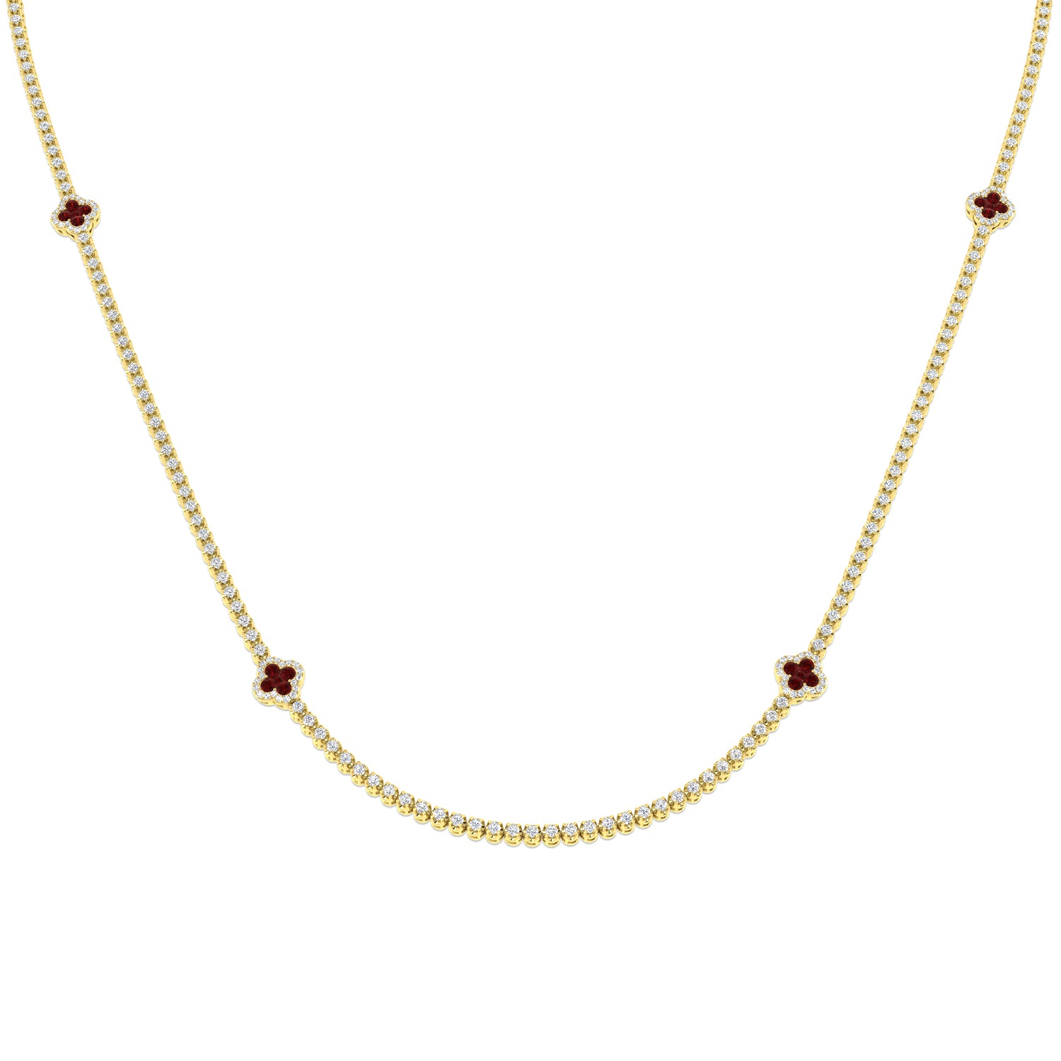 Anion Sapphire Necklace 4ct to 4.5ct Gold Platinum