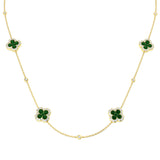 Ankh Emerald Necklace 4ct to 4.5ct Platinum Gold