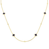 Stuart Blue Sapphire Necklace 0.75ct to 6ct Gold Platinum
