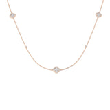 Trevor Diamond Clover Necklace 2ct to 2.5ct Gold Platinum