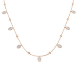 Annoy Diamond Necklace 0.5ct Platinum Gold